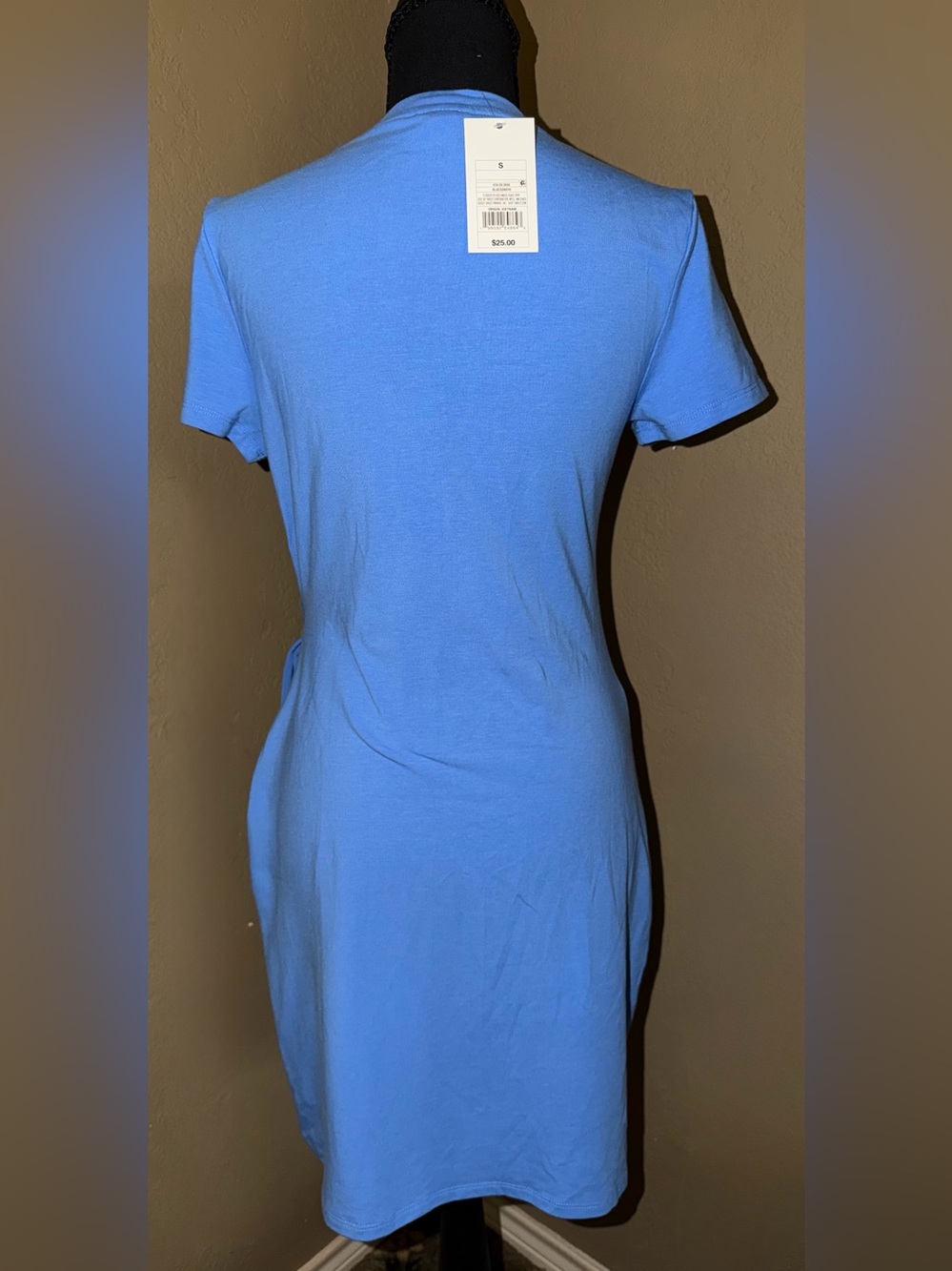 a new day Blue Tie-Waist Midi Dress - Picture 3 of 7